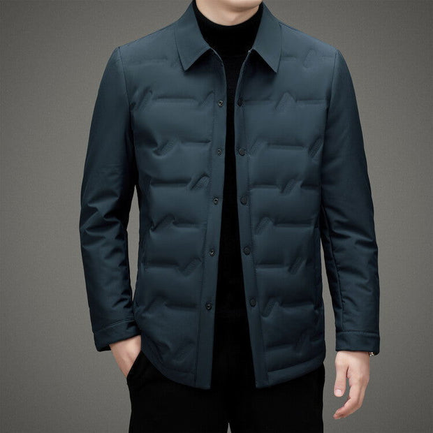 Lightweight Down Jacket Winter White Duck Down Warm Men's Short Coat - Jo-Bolt-Store