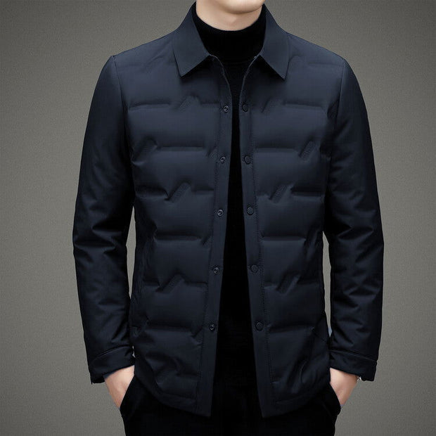 Lightweight Down Jacket Winter White Duck Down Warm Men's Short Coat - Jo-Bolt-Store