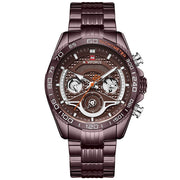 Lingxiang 9185 Men'S Watch Six-Pin Steel Band Watch Men'S Watch Calendar Watch Sports Watch - Jo-Bolt-Store
