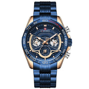 Lingxiang 9185 Men'S Watch Six-Pin Steel Band Watch Men'S Watch Calendar Watch Sports Watch - Jo-Bolt-Store