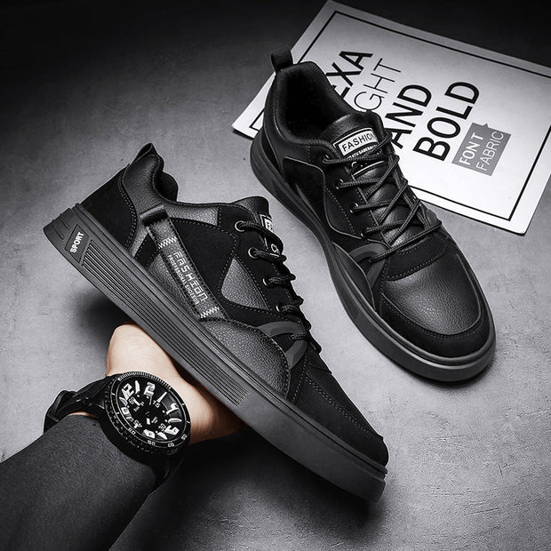 Low Cut Flat Leather Casual Mens Shoes - Jo-Bolt-Store