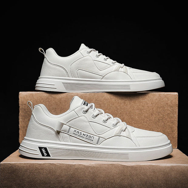 Low Cut Flat Leather Casual Mens Shoes - Jo-Bolt-Store
