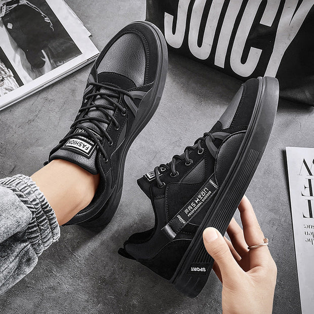 Low Cut Flat Leather Casual Mens Shoes - Jo-Bolt-Store