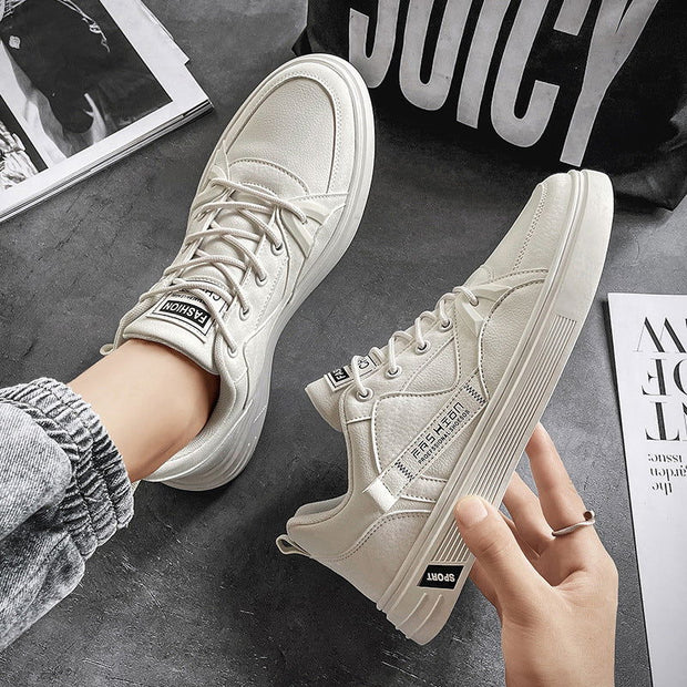 Low Cut Flat Leather Casual Mens Shoes - Jo-Bolt-Store