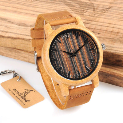 Luxury Quartz Bamboo Watch - Jo-Bolt-Store