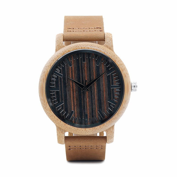 Luxury Quartz Bamboo Watch - Jo-Bolt-Store