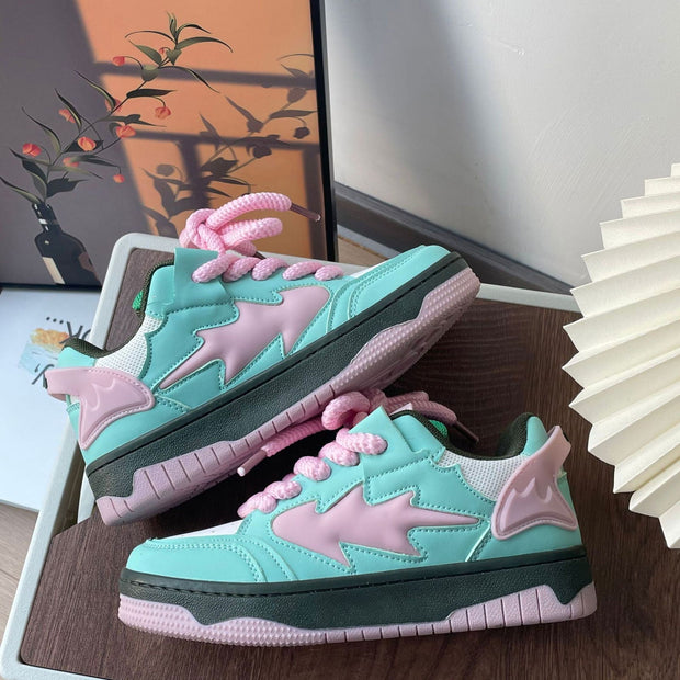 Men And Women Couple Casual Distressed Sneaker - Jo-Bolt-Store