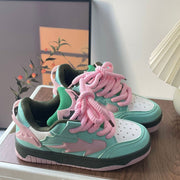 Men And Women Couple Casual Distressed Sneaker - Jo-Bolt-Store