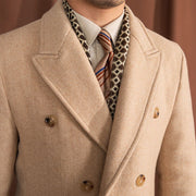 Men's Wool Herringbone Coat - Jo-Bolt-Store