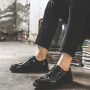 Mens Business Casual Korean Style Trendy British Mens Shoes - Jo-Bolt-Store