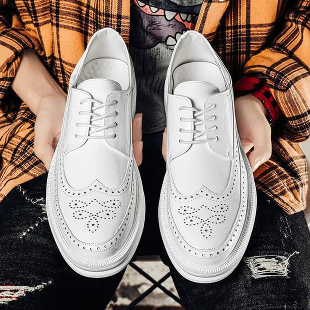 Mens Business Casual Korean Style Trendy British Mens Shoes - Jo-Bolt-Store