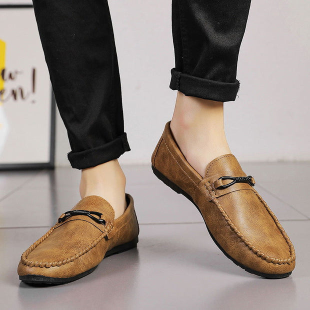 Mens Fashion Soft Sole Casual Leather Shoes - Jo-Bolt-Store