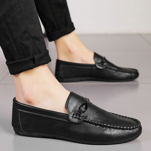 Mens Fashion Soft Sole Casual Leather Shoes - Jo-Bolt-Store