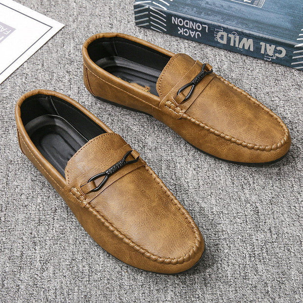 Mens Fashion Soft Sole Casual Leather Shoes - Jo-Bolt-Store