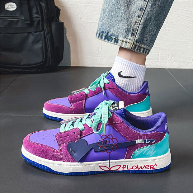 Mens Fashionable And Versatile Graffiti Shoes - Jo-Bolt-Store