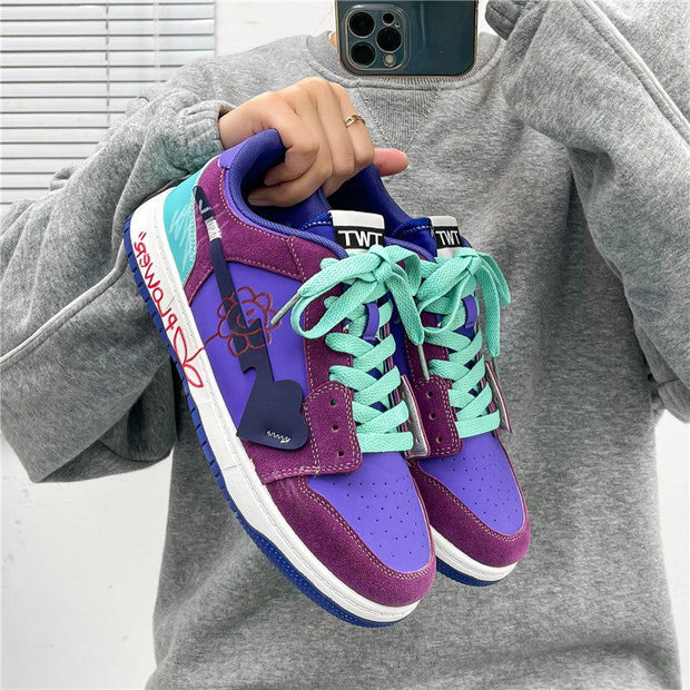 Mens Fashionable And Versatile Graffiti Shoes - Jo-Bolt-Store