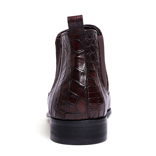 Mens High Top Leather Shoes Trendy Boots - Jo-Bolt-Store