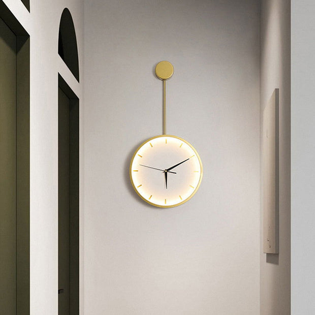 Modern Minimalist Living Room Mute Clock Wall Light - Jo-Bolt-Store