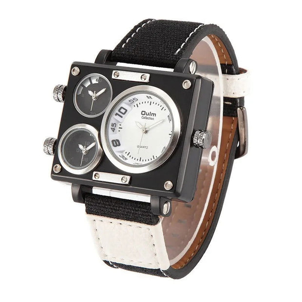 Oulm Watch Luxury Brand Men Fabric Srap Quartz - Jo-Bolt-Store