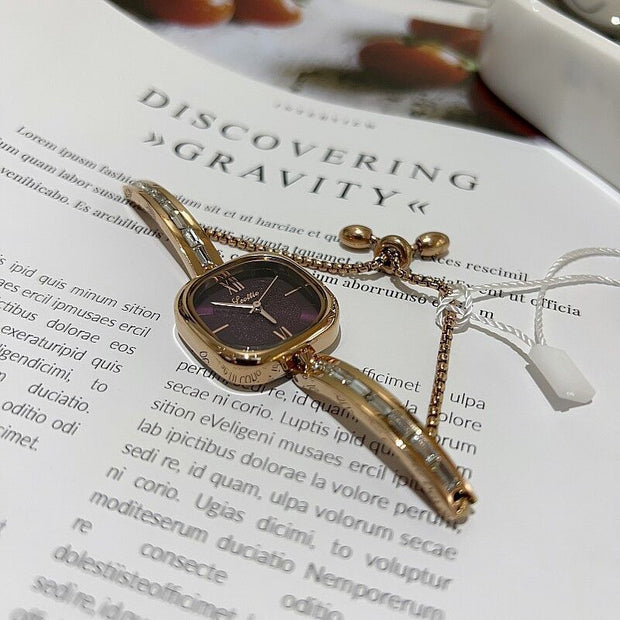 Personalized Watch Women's Alloy Chain Strap Light Luxury Bracelet Watch - Jo-Bolt-Store