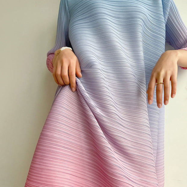 Pleated Plus Size Dress - Jo-Bolt-Store