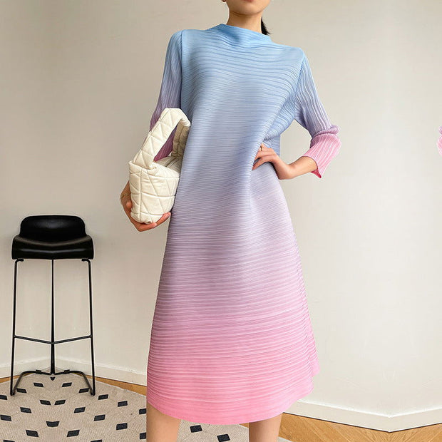 Pleated Plus Size Dress - Jo-Bolt-Store