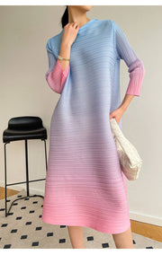 Pleated Plus Size Dress - Jo-Bolt-Store