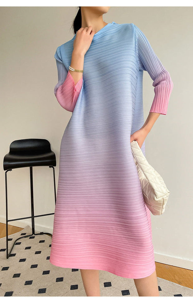 Pleated Plus Size Dress - Jo-Bolt-Store