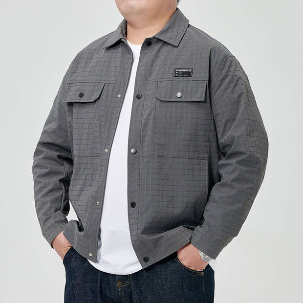 Plus Size Plaid Jacket For Men - Jo-Bolt-Store