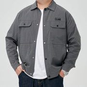 Plus Size Plaid Jacket For Men - Jo-Bolt-Store