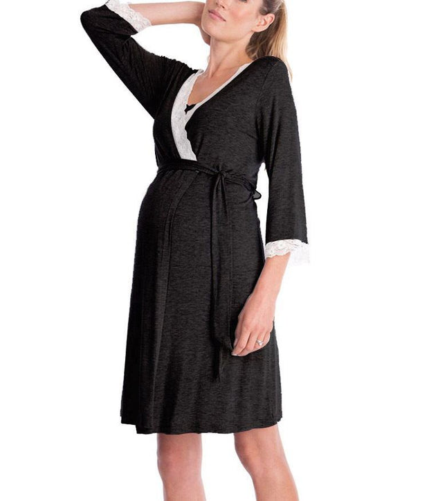 Pregnant Women Nightdress Maternity Sleepwear - Jo-Bolt-Store