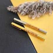 Amber Pen With Cap