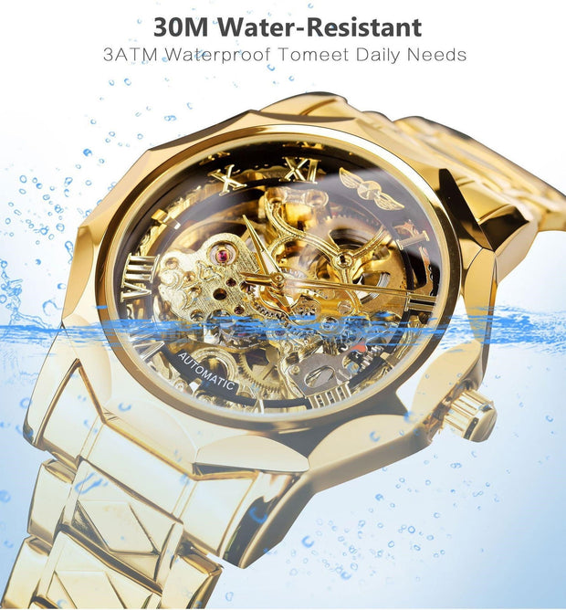 Retro Luxury Luminous Men's Automatic Mechanical Watch - Jo-Bolt-Store