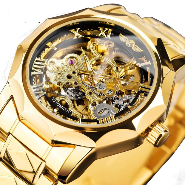 Retro Luxury Luminous Men's Automatic Mechanical Watch - Jo-Bolt-Store