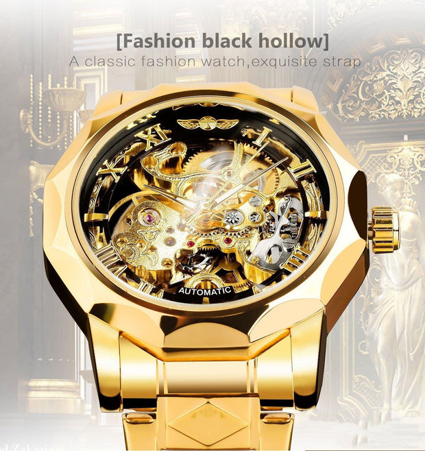 Retro Luxury Luminous Men's Automatic Mechanical Watch - Jo-Bolt-Store