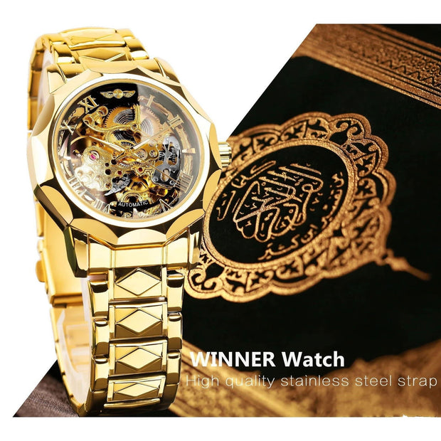 Retro Luxury Luminous Men's Automatic Mechanical Watch - Jo-Bolt-Store