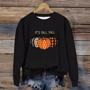 Round Neck Halloween Pumpkin Sweater - Jo-Bolt-Store