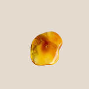 Silver Ring With Amber River of Gold, Adjustable - Jo-Bolt-Store