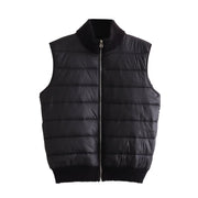 Sleeveless Warm Stand Collar Vest - Jo-Bolt-Store