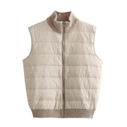 Sleeveless Warm Stand Collar Vest - Jo-Bolt-Store