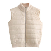 Sleeveless Warm Stand Collar Vest - Jo-Bolt-Store