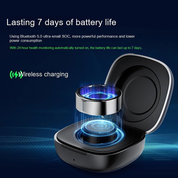 Smart Ring Blood Sugar Testing Sleep Health Monitoring Ring - Jo-Bolt-Store