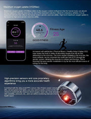 Smart Ring Blood Sugar Testing Sleep Health Monitoring Ring - Jo-Bolt-Store