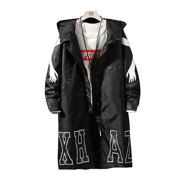 Tiantaifeng original large size men's autumn long windbreaker - Jo-Bolt-Store