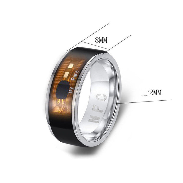 Titanium Steel Phone Tag Smart Ring - Jo-Bolt-Store