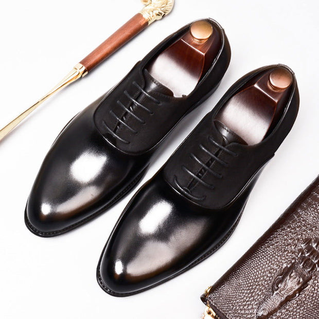 Vintage British Business Mens Formal Leather Shoes - Jo-Bolt-Store