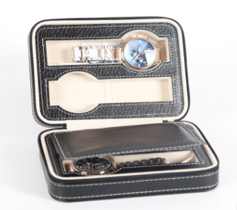 Watch Box Watch Zipper Bag Storage Bag Watch Storage Bag Watch Box Leather Bag Portable Zipper Watch - Jo-Bolt-Store