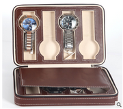 Watch Box Watch Zipper Bag Storage Bag Watch Storage Bag Watch Box Leather Bag Portable Zipper Watch - Jo-Bolt-Store