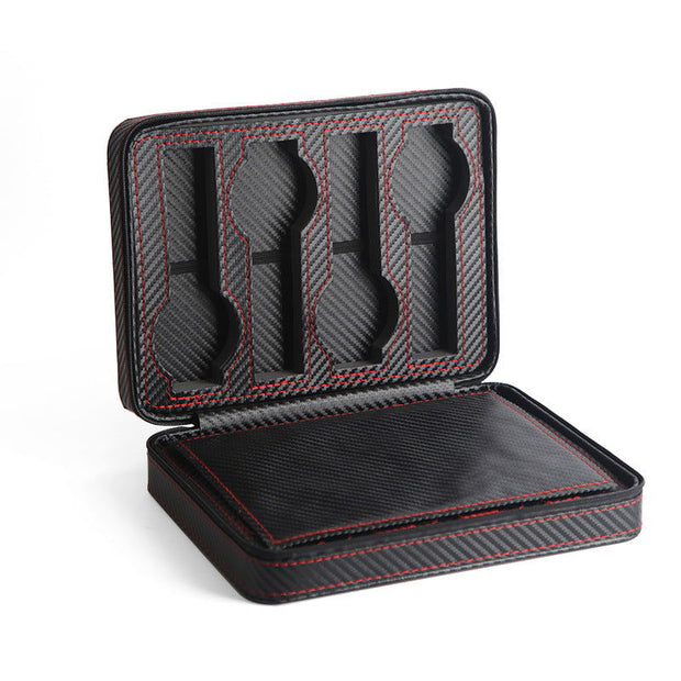 Watch Box Watch Zipper Bag Storage Bag Watch Storage Bag Watch Box Leather Bag Portable Zipper Watch - Jo-Bolt-Store