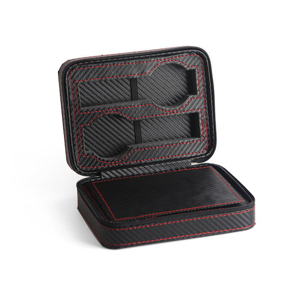 Watch Box Watch Zipper Bag Storage Bag Watch Storage Bag Watch Box Leather Bag Portable Zipper Watch - Jo-Bolt-Store